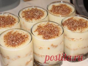 Банановый пудинг - домашний рецепт от Простоквашино