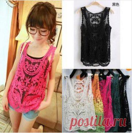 blouse long Picture - More Detailed Picture about 2013 summer women Blouses gauze embroidery crochet vest lace shirt solid lace cape hollow out womens blouse Picture in Blouses &amp; Shirts from Fang Zheng Fashion Clothing co., LTD. | Aliexpress.com | Alibaba Group