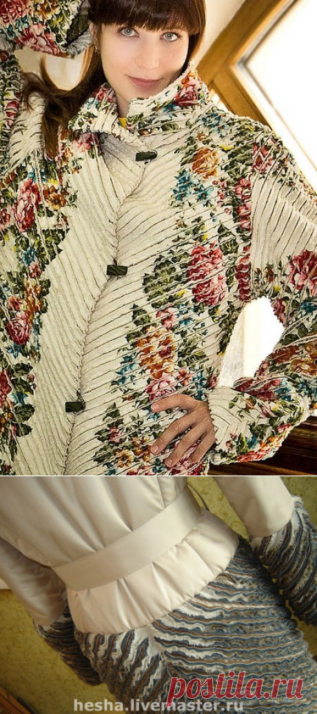 Одежда в технике синель + мастер-класс по шитью юбки.