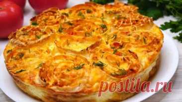 Пирог с капустой без замеса теста | Готовим с Калниной Натальей | Дзен