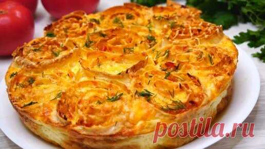 Пирог с капустой без замеса теста | Готовим с Калниной Натальей | Дзен