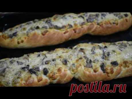 РЕЦЕПТ БЛЮДА/БАГЕТЫ ИЛИ БАТОН С ВКУСНЕЙШЕЙ НАЧИНКОЙ/КАК ПРИГОТОВИТЬ БЕЛЫЕ БАГЕТЫ БАТОНЫ С НАЧИНКОЙ/