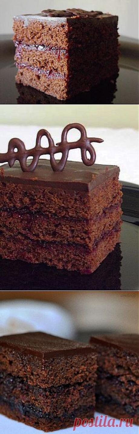 Sacher торт (быстрый) : Торты, пирожные