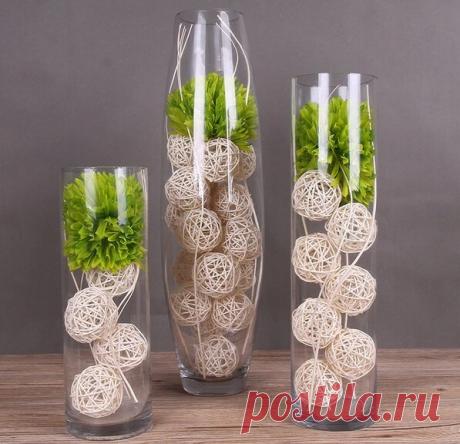 Пять самых быстрых и эффектных способов декора прозрачных ваз – как украсить дом, не имея талантов | Женские увлечения | Яндекс Дзен