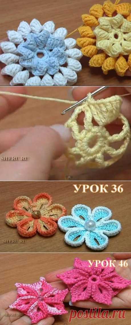 ВЯЗАНИЕ ЦВЕТОВ.