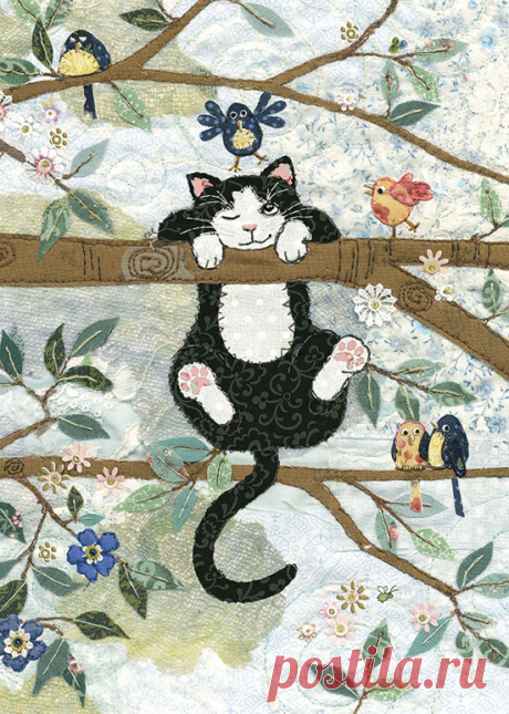Кошка- это тот же лев, лишь размером поизящней! Jane Crowther/Джейн Кроутер.