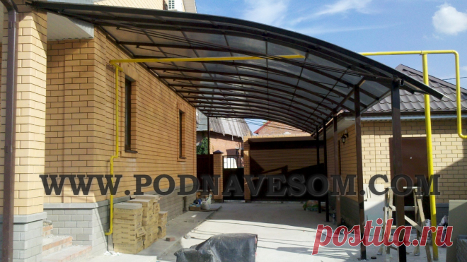 Навес во дворе