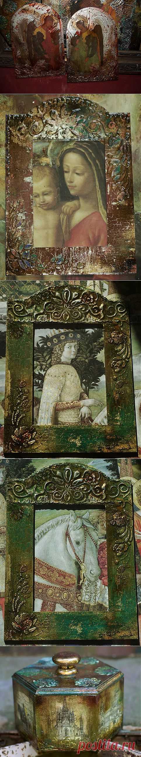 decoupage i jedwabie Ma.ryski : KREATYWNIE