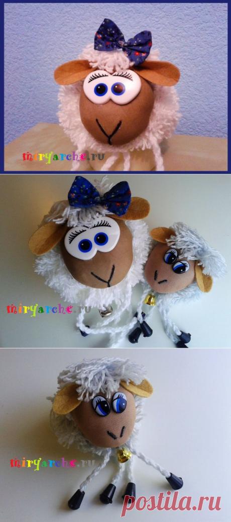 Мягкая игрушка  – символ 2015 года своими руками | Сделай МИР ЯРЧЕ