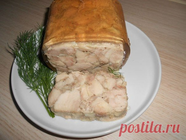 Домашняя куриная ветчина