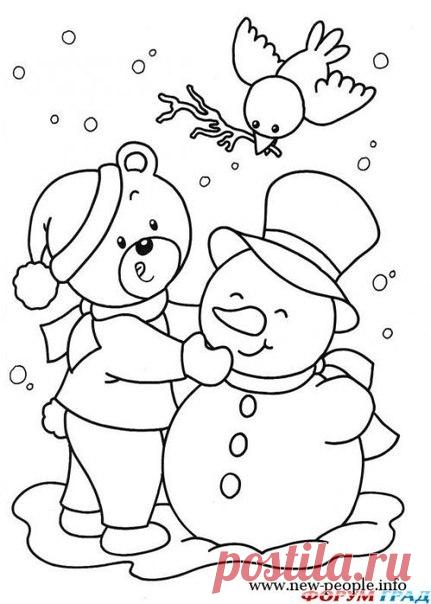 Новогодние трафареты / Рукоделие