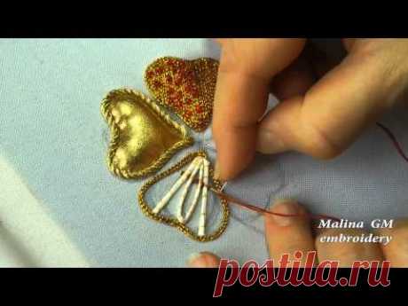 ВЫШИВКА ПО НАСТИЛУ из веревки \  GOLDWORK: Embroidery on decking rope