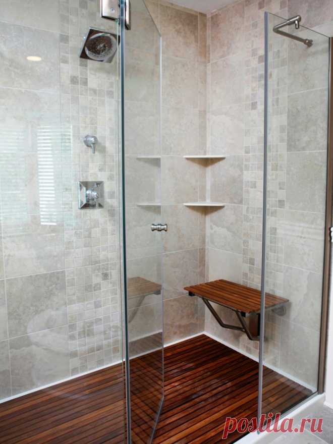 Amazing Tubs and Showers Seen On Bath Crashers | DIY Bathroom Ideas - Vanities, Cabinets, Mirrors & More | DIY