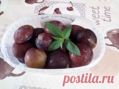 Замораживаем сливу на зиму. Заготовки для пирогов.