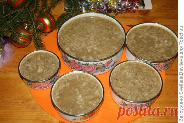 Холодец из свиных ножек - пошаговый рецепт приготовления с фото