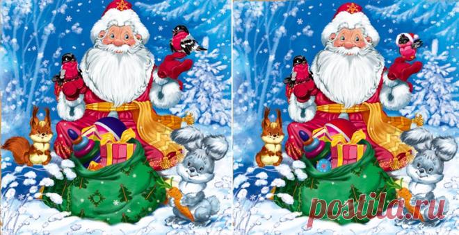 Новогодние головоломки для детей 