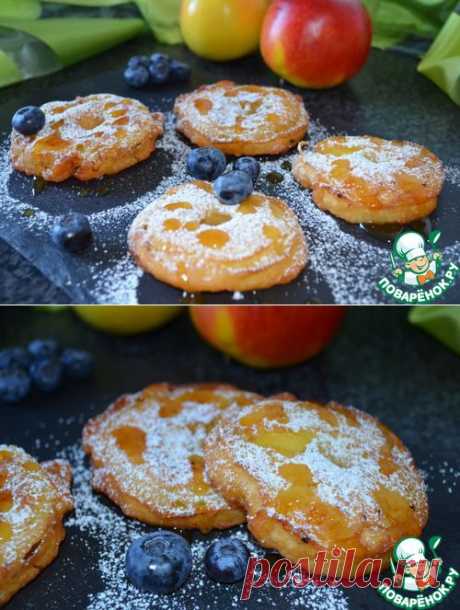 Яблоки в пивном кляре - кулинарный рецепт