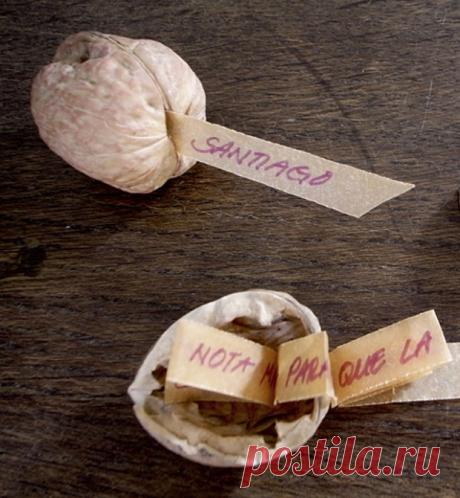 Новогодние поделки из грецких орехов