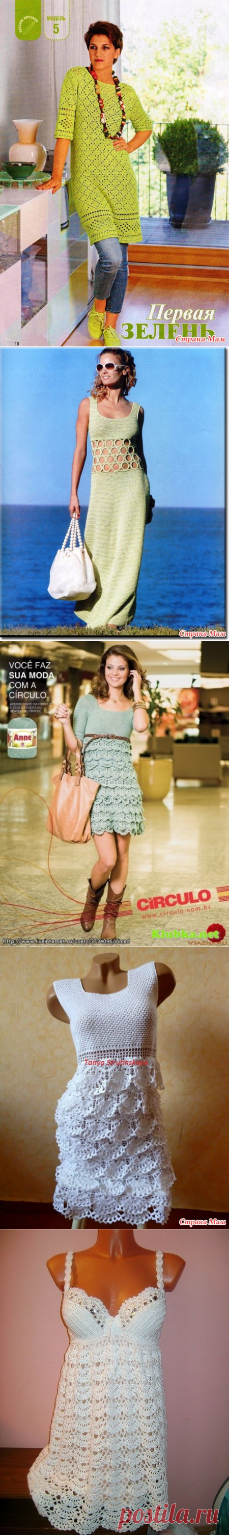 ПОДБОРКА КРАСИВЕЙШИХ ЛЕТНИХ ПЛАТЬИЦ, САРАФАНОВ И ТОПИКОВ