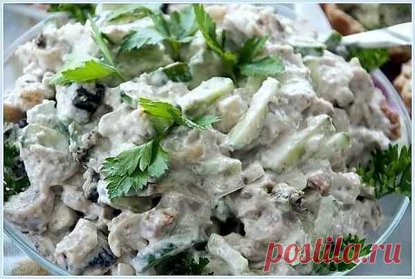 Как приготовить блюдо "сытный, но легкий салатик" - рецепт, ингридиенты и фотографии | sloosh
