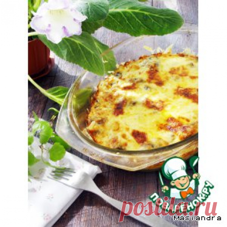 Сморчки в сметане под сырной шубкой - кулинарный рецепт