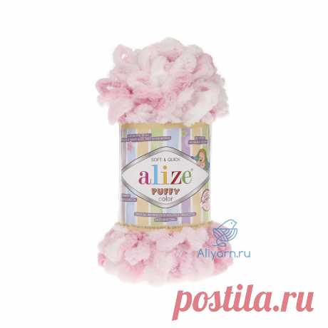 ᐉ Пряжа Alize Puffy color бело-розовый (5863) — купить в России • по цене 137 руб. Интернет-магазин пряжи AliYarn — Пряжа Alize Puffy color бело-розовый (5863) всего по цене 137 руб. ⭐ Описание товара, характеристики и отзывы.✅.