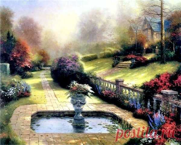 живопись Thomas Kinkade - 69 фото. Фотографии Валентин Иванов.