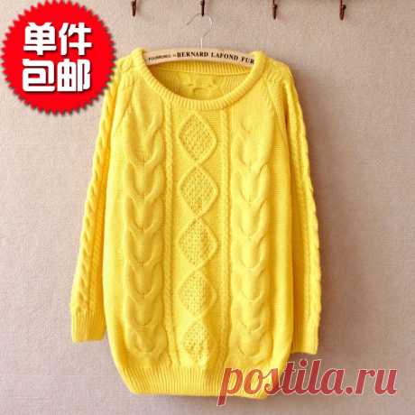 2013-autumn-women-s-sweet-coarse-twist-pullover-font-b-sweater-b-font-loose-font-b.jpg (800×800)
