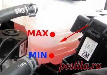 Уровень антифриза в расширительном бачке: какой должен быть, как определить высоту охлаждающей жидкости по специальным меткам