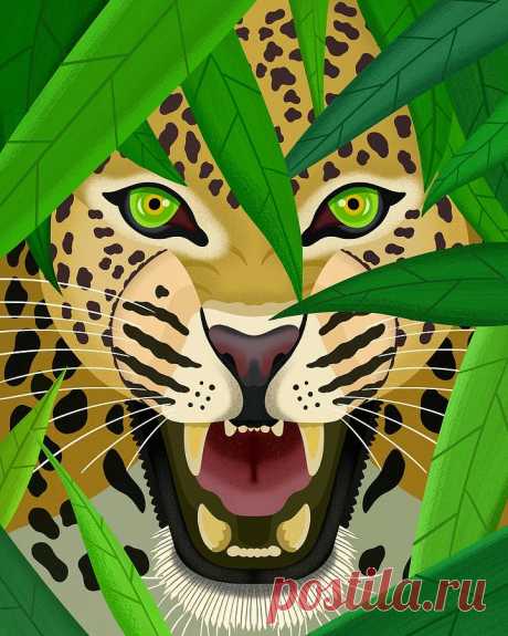 Leopard by Nicole Wilson Leopard Digital Art by Nicole Wilson