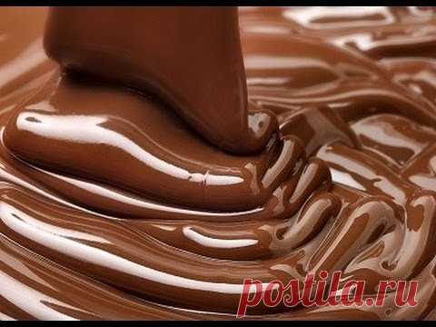 Блестящая шоколадная глазурь