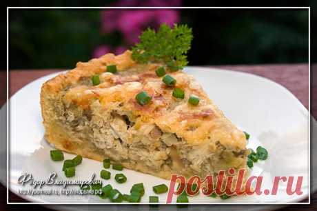 Пирог с курицей и баклажанами | Домашние рецепты