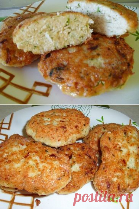Котлеты из куриного фарша с манкой - невероятно мягкие, пышные и неописуемо вкусные