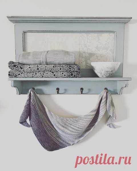 Вязаная спицами шалька Tri. / Мамины-ручки.рф