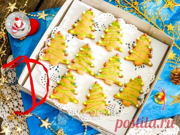 Новогоднее печенье с глазурью — рецепт с фото Новогоднее печенье с глазурью - самый легкий вариант создания ярких и вкусных подарков на Новый Год!