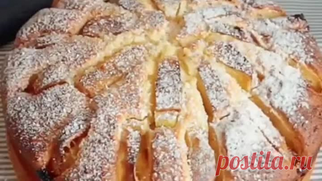 Творожная шарлотка