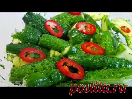 ТАК ОГУРЦЫ мало кто готовит, а зря!!! ГОТОВЬ ХОТЬ КАЖДЫЙ ДЕНЬ и НЕ НАДОЕСТ!!!
