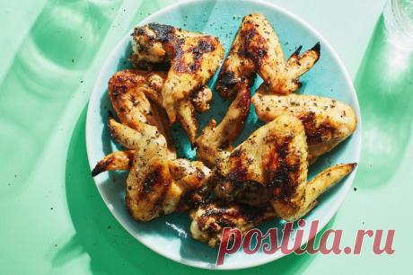 Куриные крылышки с травами | Кулинарные рецепты