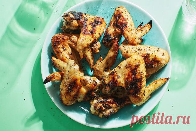 Куриные крылышки с травами | Кулинарные рецепты