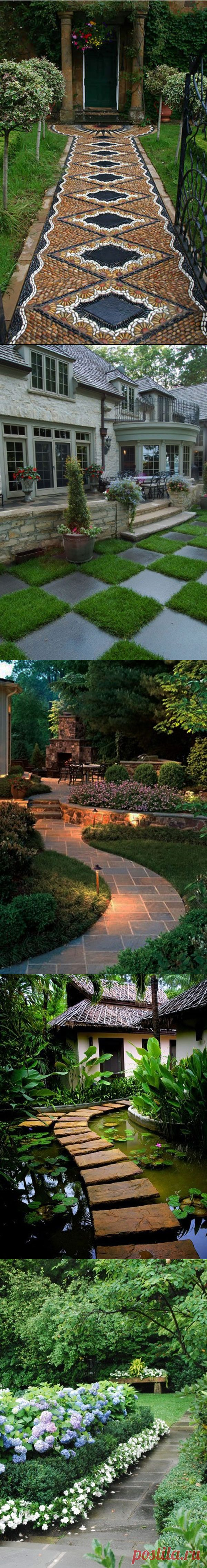 Оригинальные садовые дорожки | Наши дома