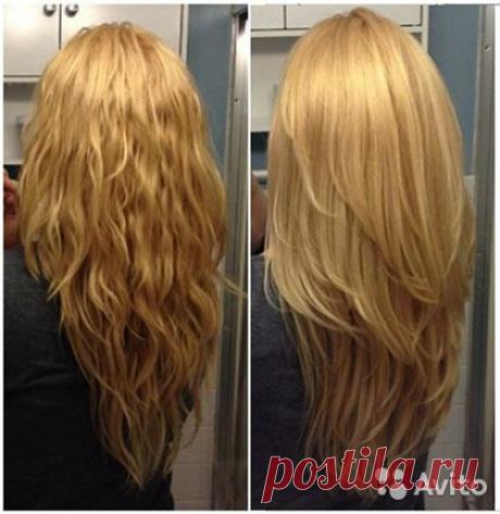 (111) Pinterest - Как на длинные волосы сделать каскад | стрижка