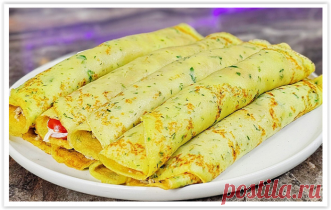Вкуснейшие блинчики с двойной начинкой - такие вы точно не пробовали!