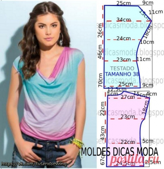 Выкройки летних блузок (Шитье и крой) — Журнал Вдохновение Рукодельницы