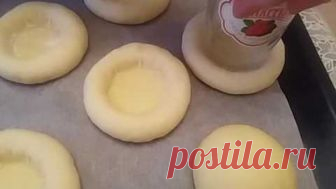 ГОТОВИМ В ЛЮБОВЬЮ! ВАТРУШКИ С ТВОРОГОМ И ИЗЮМОМ.