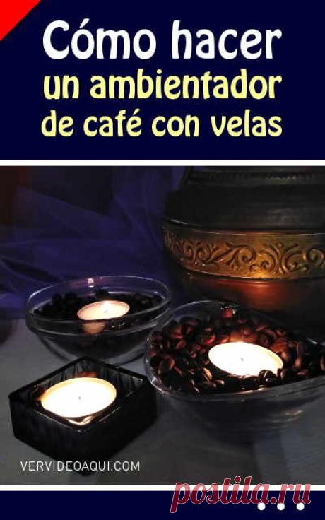 Cómo hacer un ambientador de café con velas
