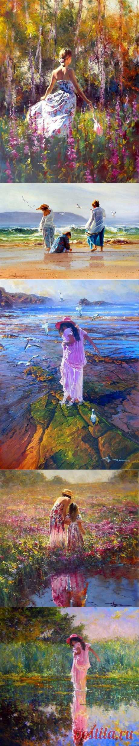 Австралийский художник Роберт Хэган (Robert Hagan)