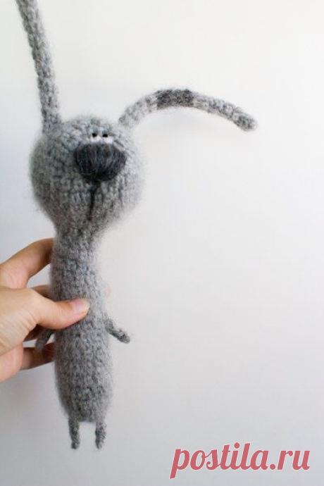 Gray Hare от totootse на Etsy