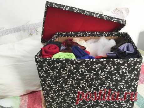 DIY Passo a passo caixa organizadora ✂️ Artesanato - YouTube