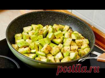 Жареные кабачки!!! Очень вкусно, Самый Простой и Быстрый Рецепт!!!