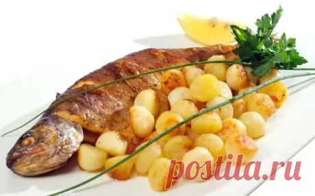 Karpis su bulvių kroketais, Gardi žuvis, patiekiama su bulvių kroketais.